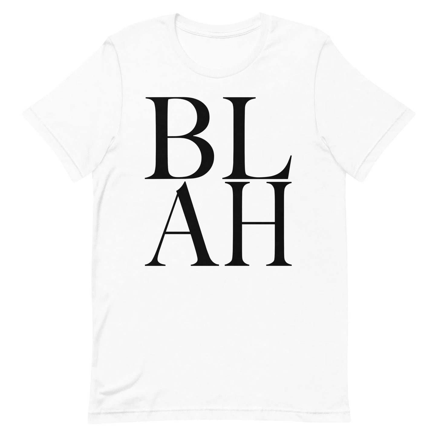 "BLAH" Classic Fit Graphic Tee