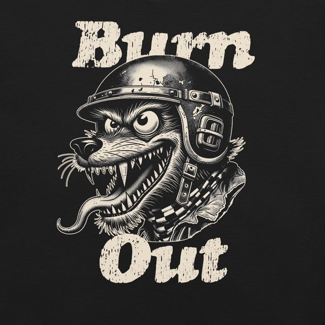 Burn Out Classic Fit Graphic Tee