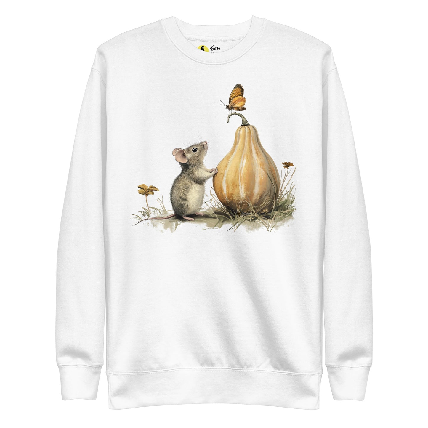 "Curious Mouse" Classic Fit Sweatshirt