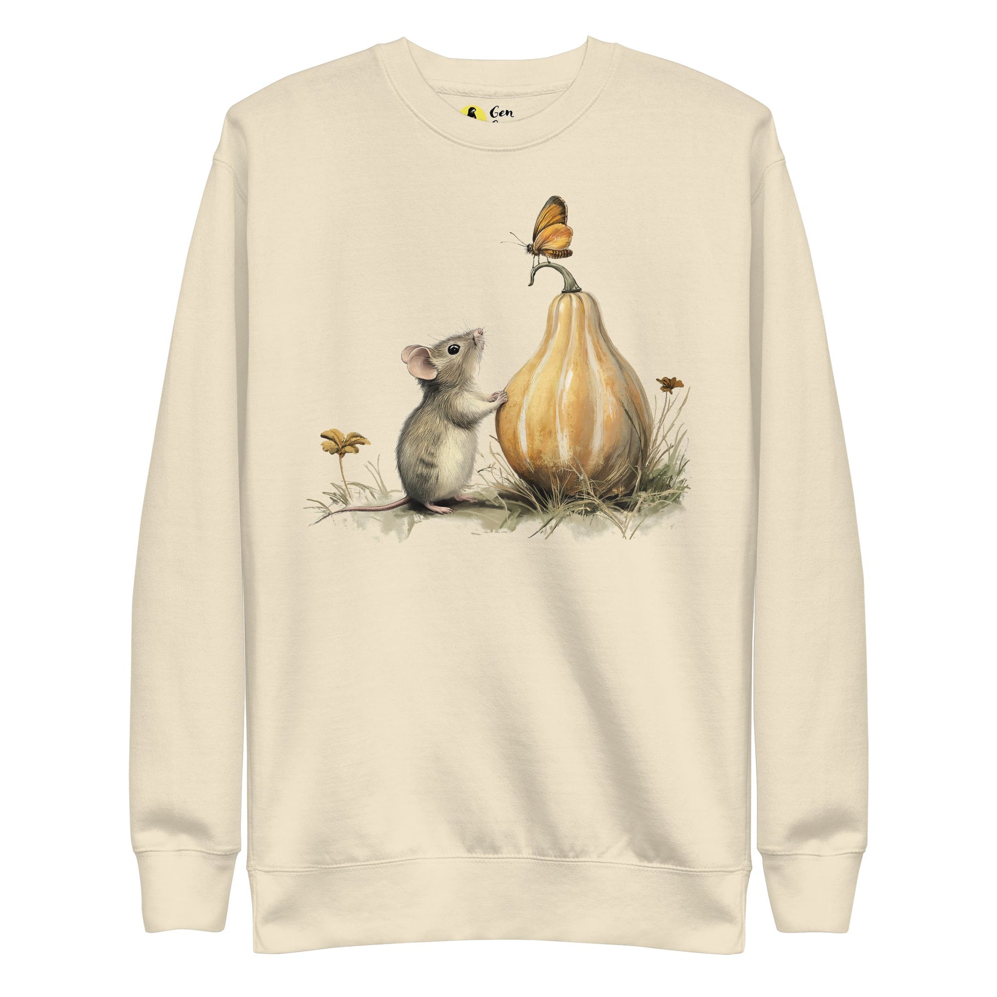 "Curious Mouse" Classic Fit Sweatshirt