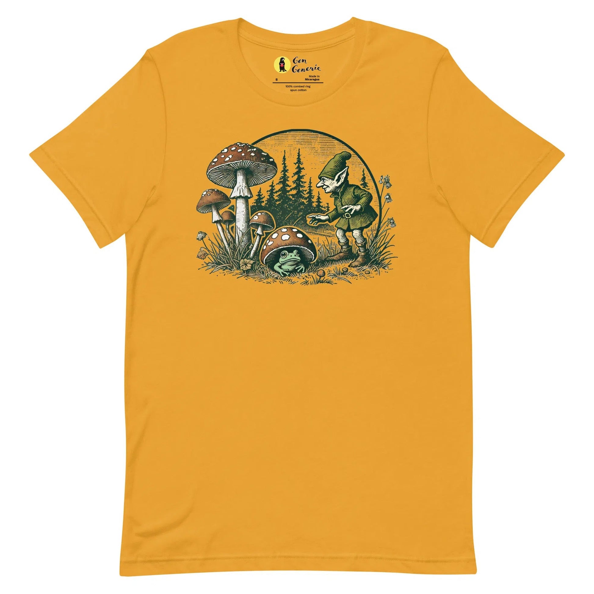 Goblin in a Garden Graphic Tee