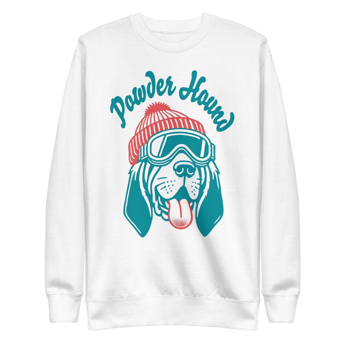 “Powder Hound” Classic Fit Graphic Sweatshirt