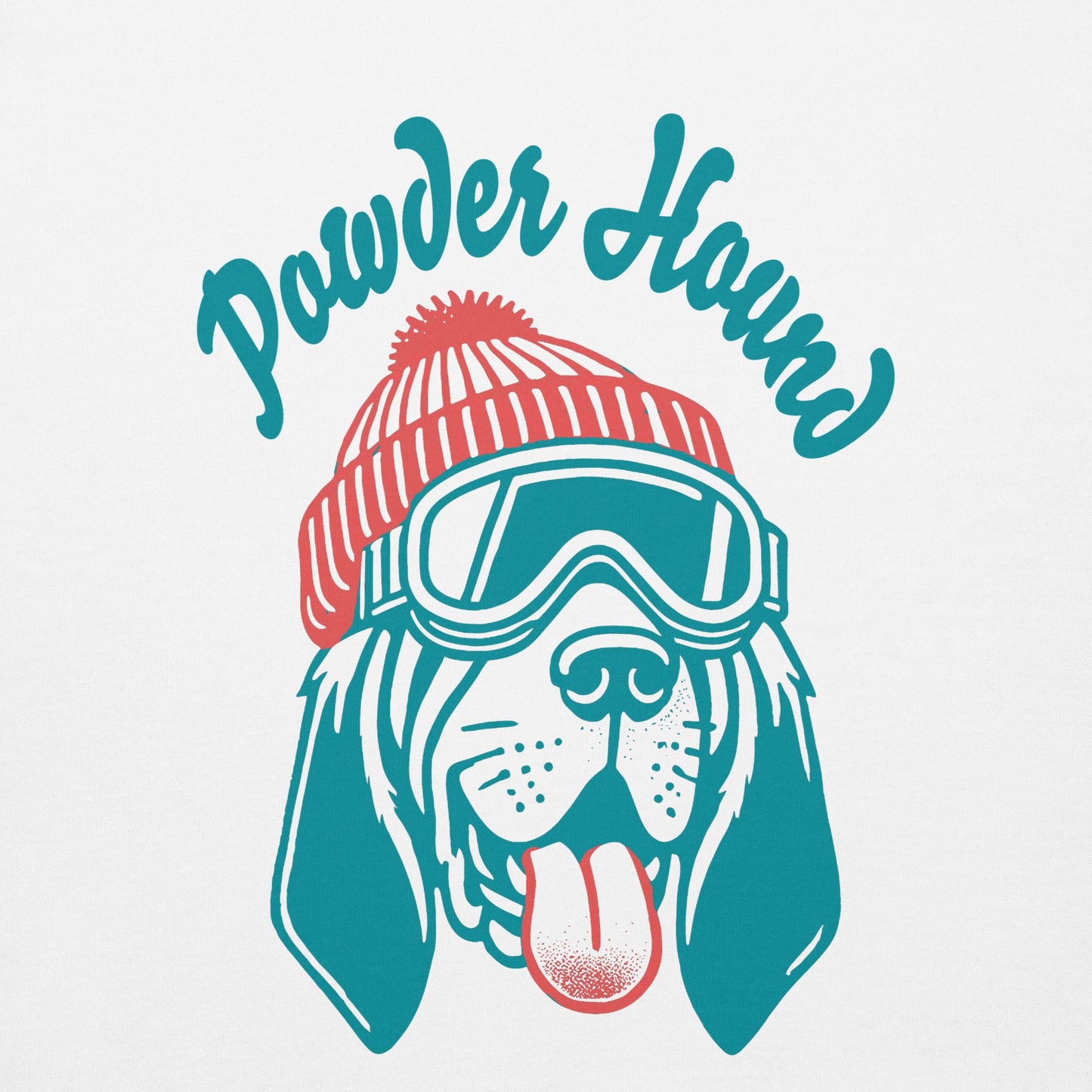 “Powder Hound” Classic Fit Graphic Sweatshirt