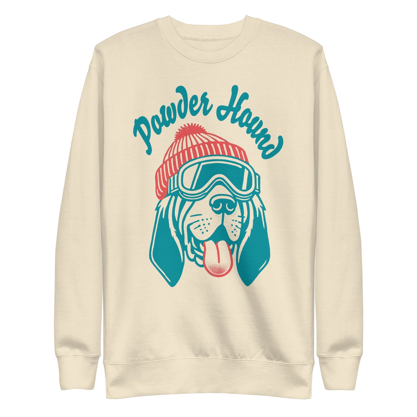 “Powder Hound” Classic Fit Graphic Sweatshirt