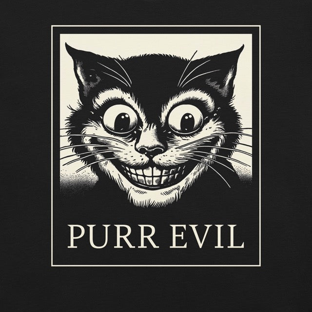 "Purr Evil" Premium Graphic Hoodie