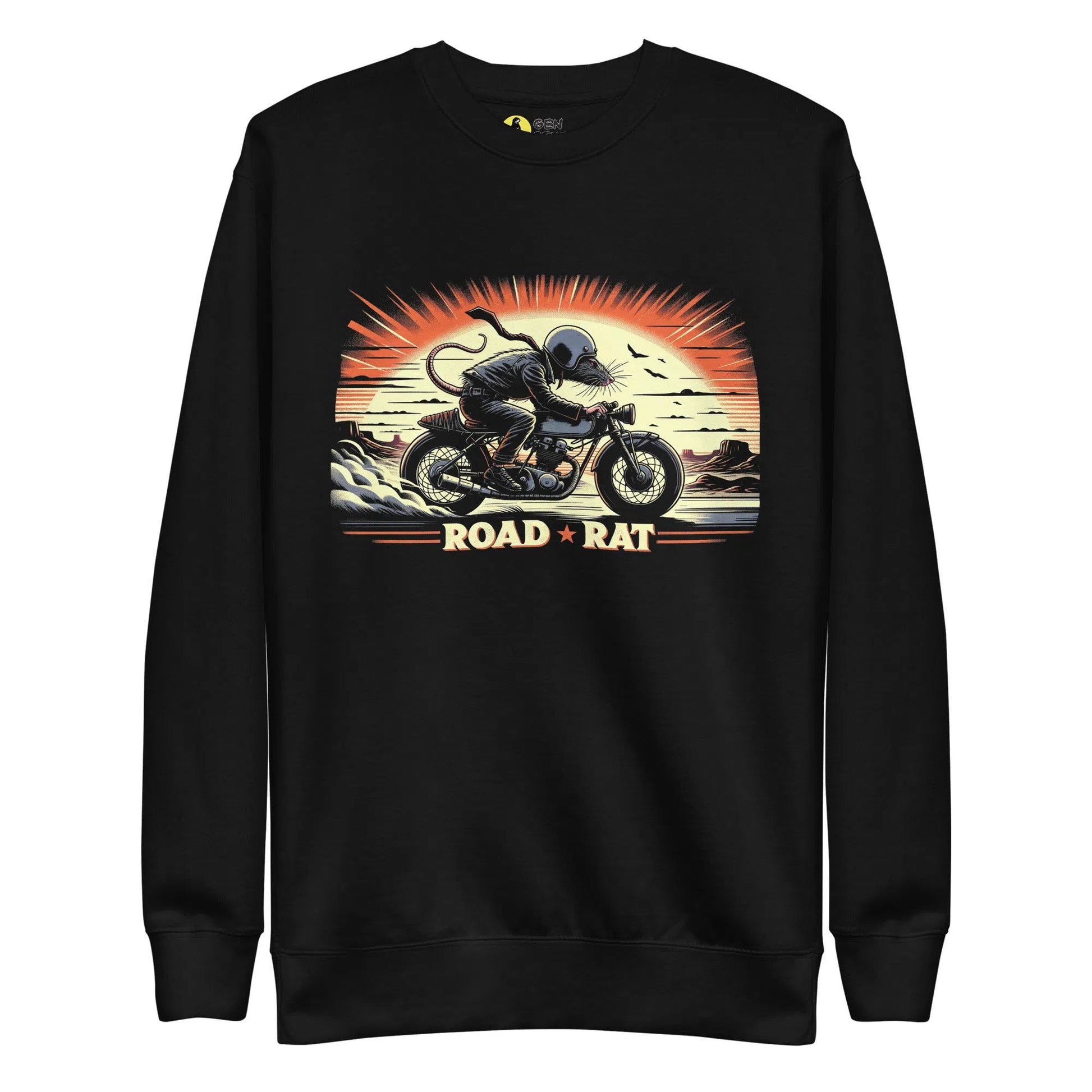 "Road Rat Racer" Graphic Sweatshirt