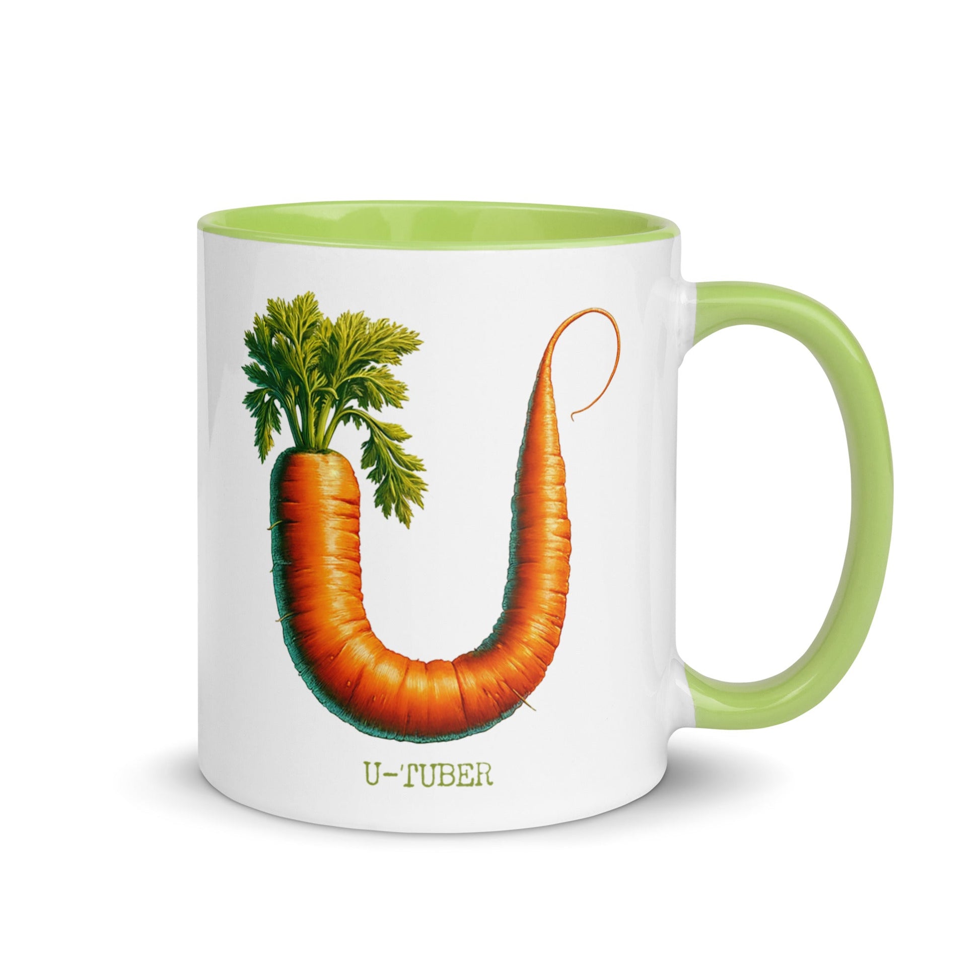 “U-Tuber” 11 Ounce Two Tone Ceramic Mug