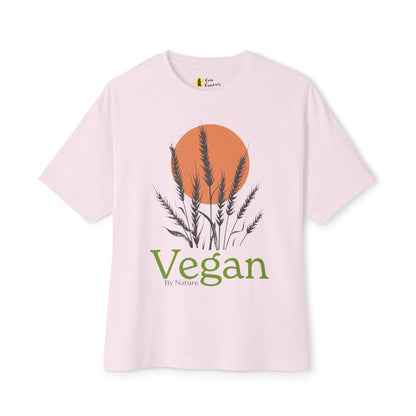 "Vegan By Nature" Loose Fit Boxy Tee