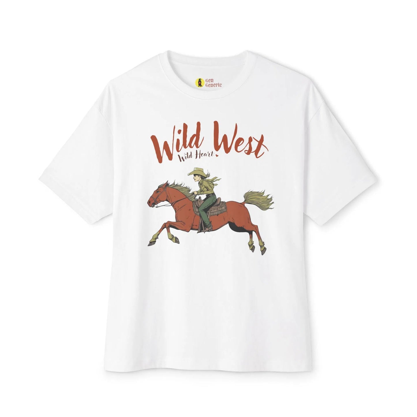 "Wild West" Loose Fit Boxy Tee